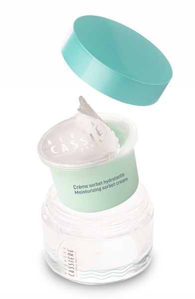 Зволожуючий сорбет з джерельною водою / Moisturizing sorbet cream (змінний блок) 88389  фото